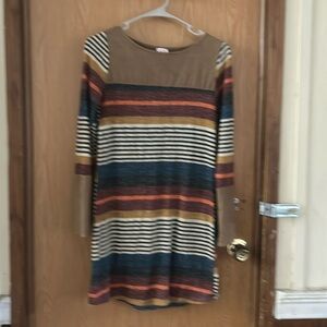 Long sleeve mini dress